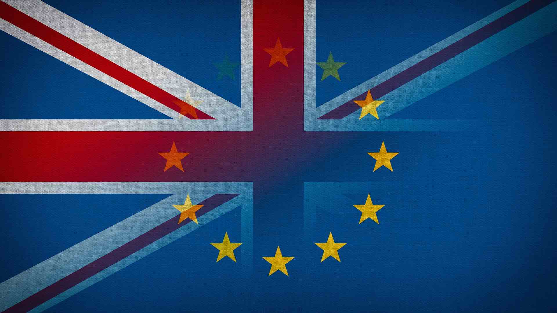 Decorative image of UK and EU flags